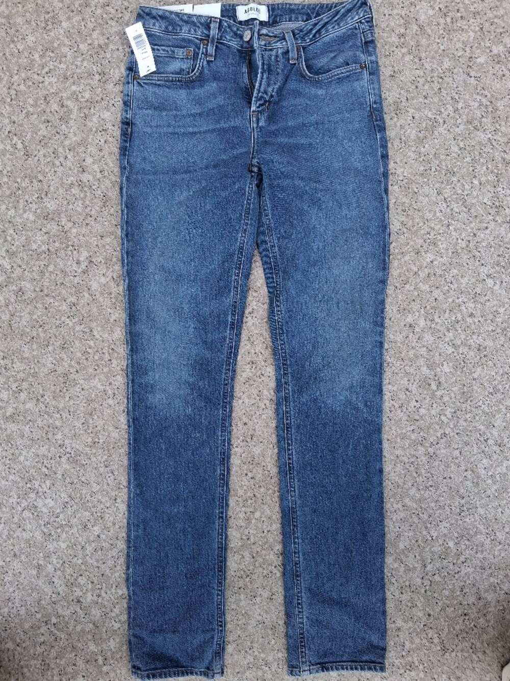 NWT Agolde Devon Lowrise Stovepipe Straight Jeans